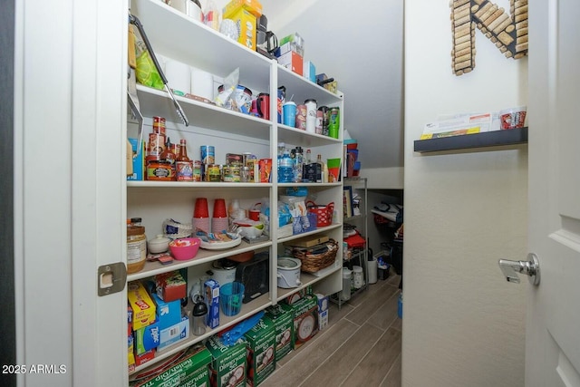 view of pantry