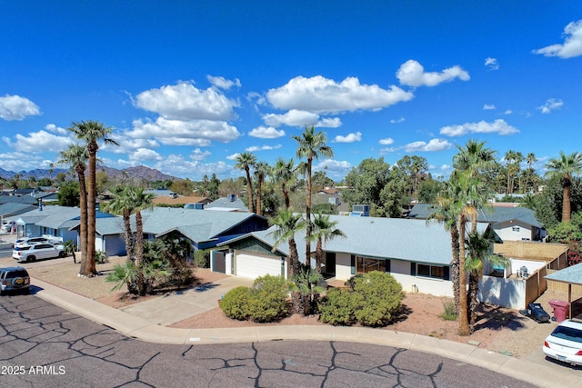 8326 E Valley View Rd, Scottsdale, AZ 85250 - single story home featuring a residential view, a garage, and concrete driveway