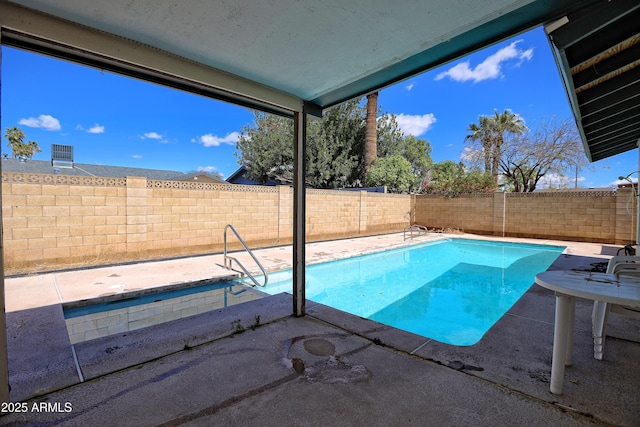 8326 E Valley View Rd, Scottsdale, AZ 85250 - view of pool with a patio and a fenced backyard