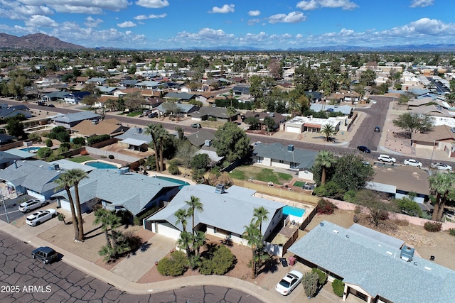 8326 E Valley View Rd, Scottsdale, AZ 85250 - aerial perspective of suburban area featuring a mountain backdrop