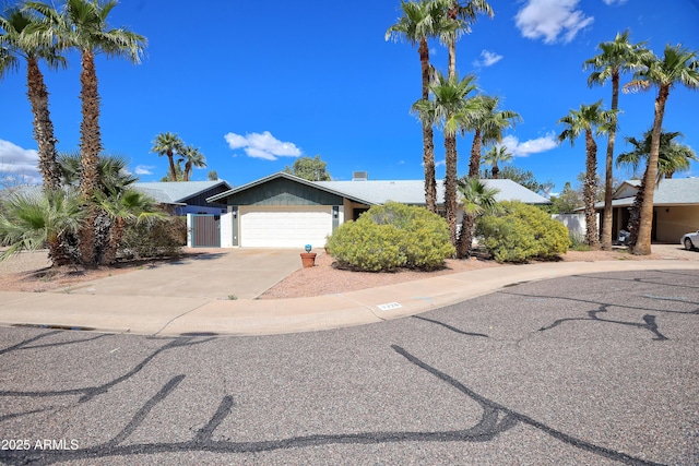 8326 E Valley View Rd, Scottsdale, AZ 85250 - view of front of house with a garage and driveway