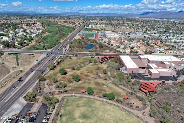 8326 E Valley View Rd, Scottsdale, AZ 85250 - view of property location with a mountain backdrop, a highway, and nearby suburban area