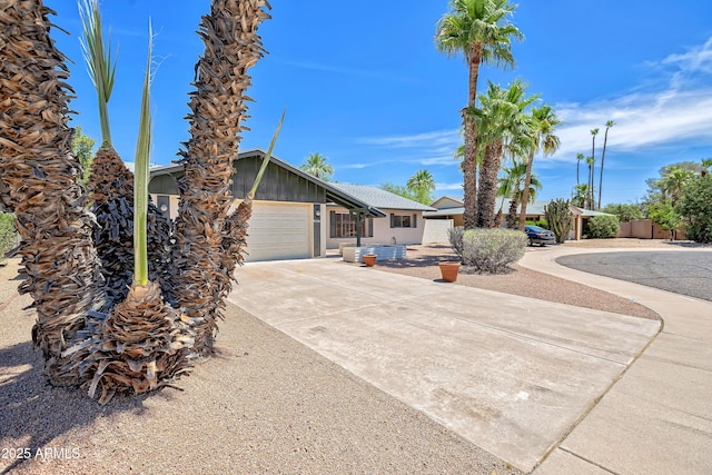 8326 E Valley View Rd, Scottsdale, AZ 85250 - single story home with an attached garage and concrete driveway