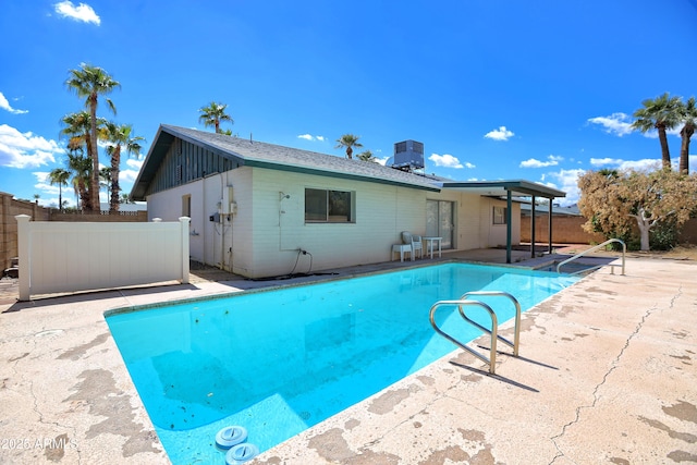 8326 E Valley View Rd, Scottsdale, AZ 85250 - view of pool with a patio and cooling unit