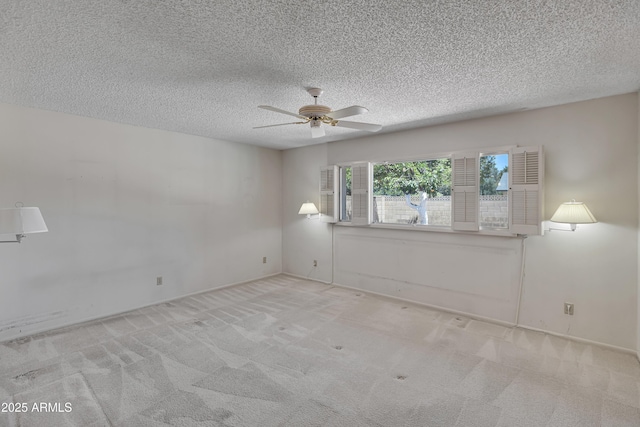 8326 E Valley View Rd, Scottsdale, AZ 85250 - carpeted empty room with ceiling fan and a textured ceiling