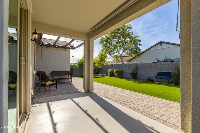 view of patio