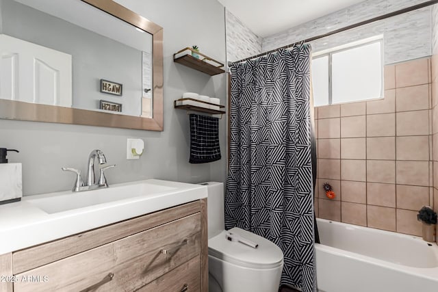 4408 N 29th Ave, Phoenix, AZ 85017 - full bathroom with toilet, vanity, and shower / bath combo