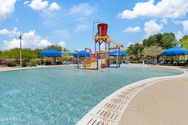 view of jungle gym