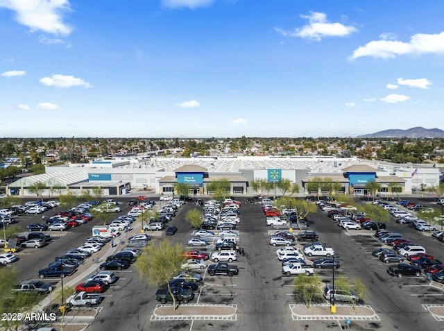 3107 W Tuckey Ln, Phoenix, AZ 85017 - drone / aerial view of a commercial area and a mountainous background