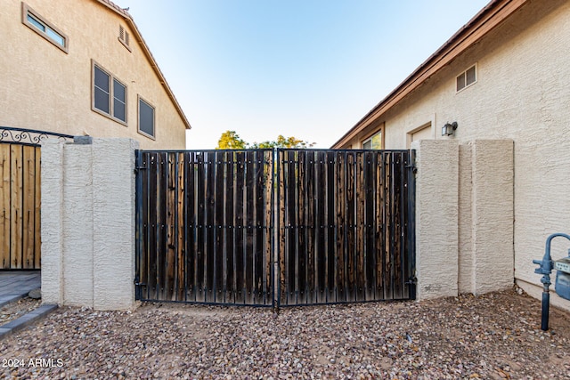 view of gate