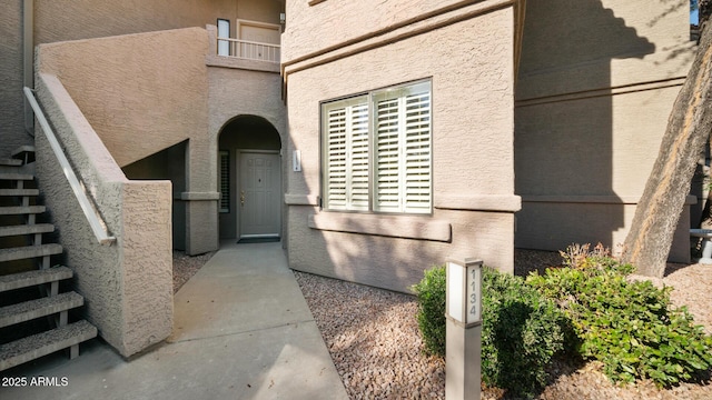 15252 N 100th St Unit 1134, Scottsdale, AZ 85260 - doorway to property featuring stucco siding