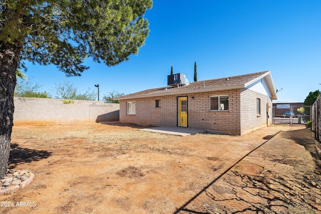 view of rear view of property