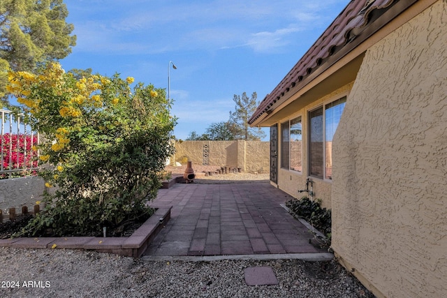 view of patio