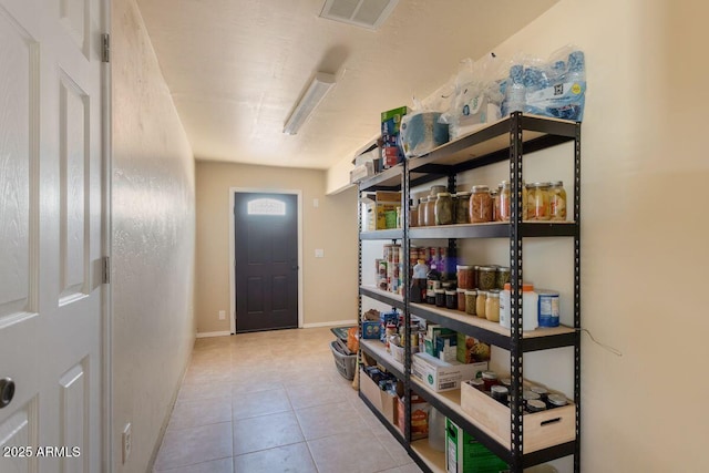 storage featuring visible vents