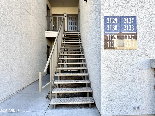 view of staircase