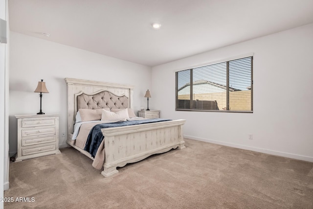 bedroom featuring carpet floors