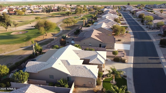 drone / aerial view featuring a residential view