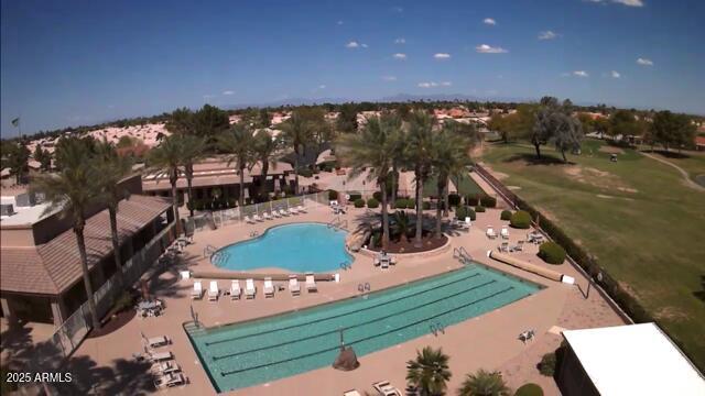 drone / aerial view