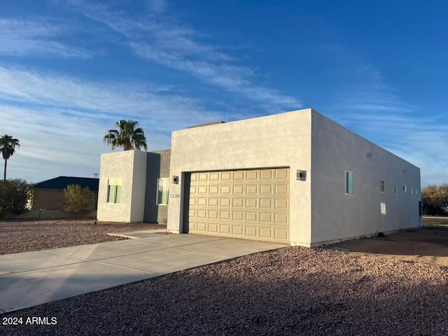 view of adobe home