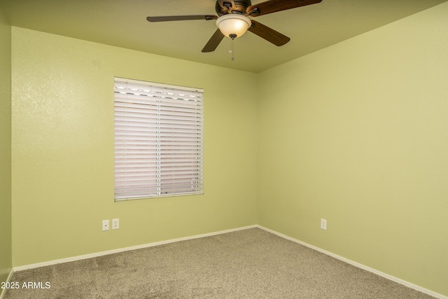 12044 S 45th St, Phoenix, AZ 85044 - empty room featuring carpet flooring, a ceiling fan, and baseboards