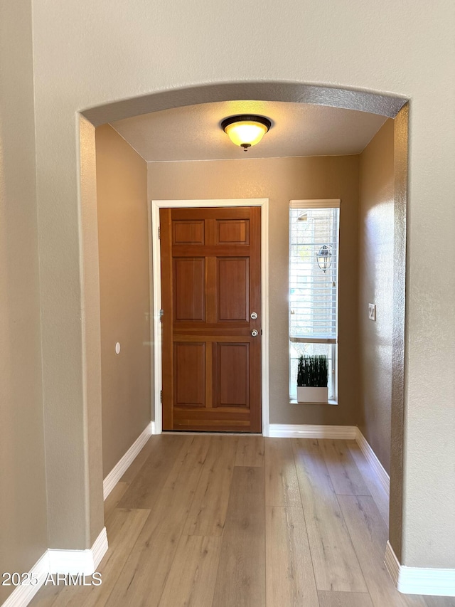 12044 S 45th St, Phoenix, AZ 85044 - foyer featuring light wood finished floors and baseboards