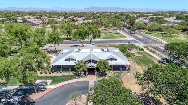 4323 S Ranger Trl, Gilbert, AZ 85297 - aerial view of residential area featuring a mountainous background
