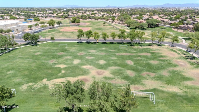 4323 S Ranger Trl, Gilbert, AZ 85297 - aerial overview of property's location with a mountainous background