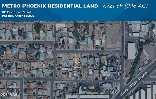 1115 E Brown St Unit 15, Phoenix AZ, 85020 land for sale