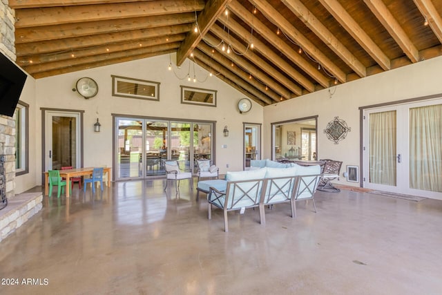5039 S 158th St, Gilbert, AZ 85298 - view of patio with an outdoor living space