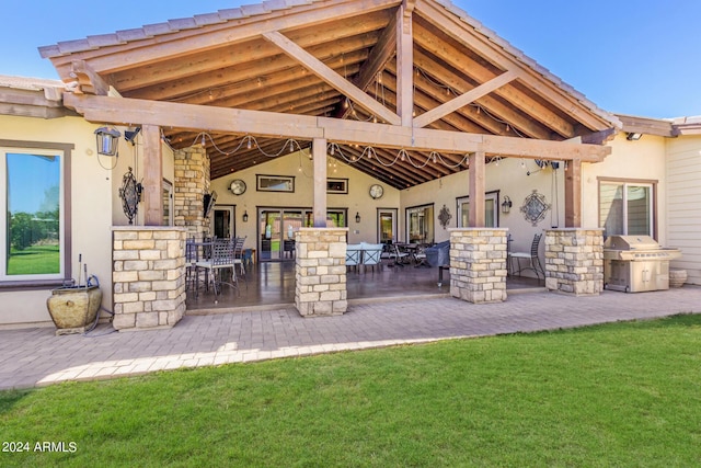 5039 S 158th St, Gilbert, AZ 85298 - view of patio / terrace featuring area for grilling