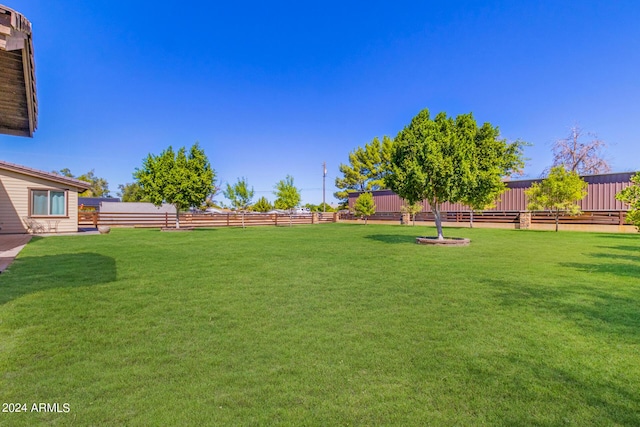 5039 S 158th St, Gilbert, AZ 85298 - view of yard with a fenced backyard