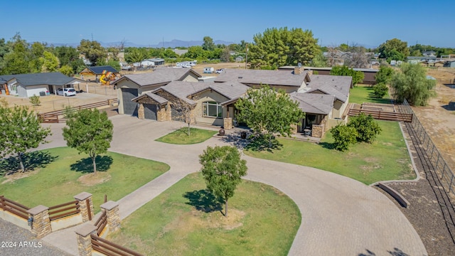 5039 S 158th St, Gilbert, AZ 85298 - birds eye view of property featuring a residential view