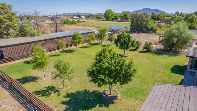 5039 S 158th St, Gilbert, AZ 85298 - birds eye view of property with a mountain view and a rural view