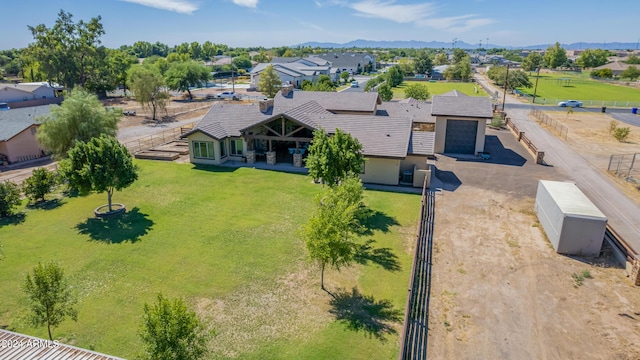 5039 S 158th St, Gilbert, AZ 85298 - aerial view featuring a residential view and a mountain view