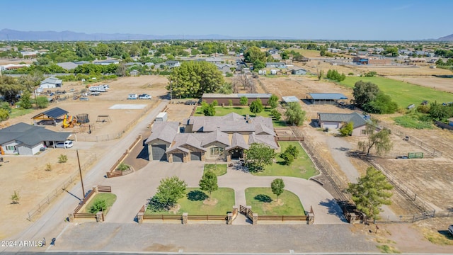 5039 S 158th St, Gilbert, AZ 85298 - bird's eye view featuring a mountain view