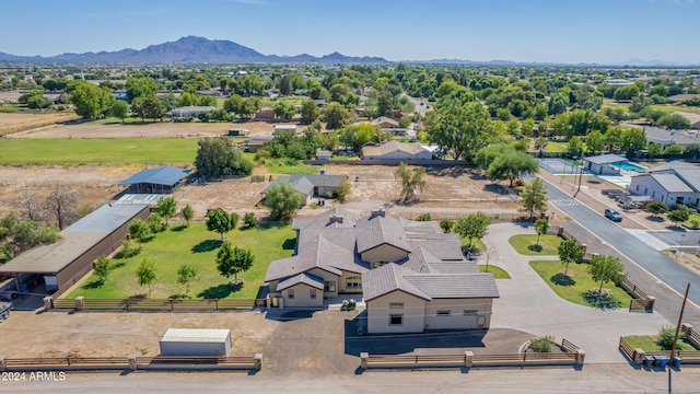 5039 S 158th St, Gilbert, AZ 85298 - birds eye view of property featuring a mountain view