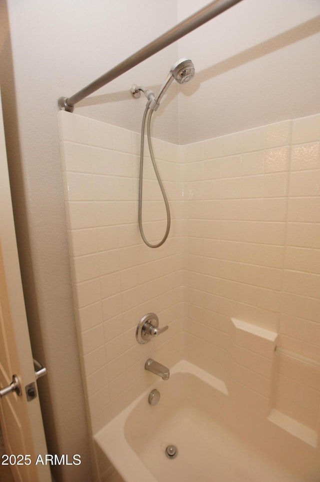 bathroom featuring shower / bathtub combination