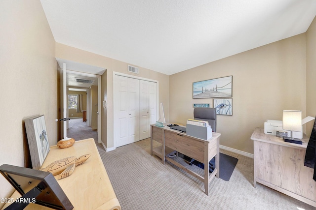 2524 S El Paradiso Dr Unit 82, Mesa, AZ 85202 - office area featuring light carpet and baseboards