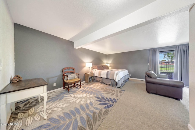 2524 S El Paradiso Dr Unit 82, Mesa, AZ 85202 - carpeted bedroom with baseboards and a textured ceiling