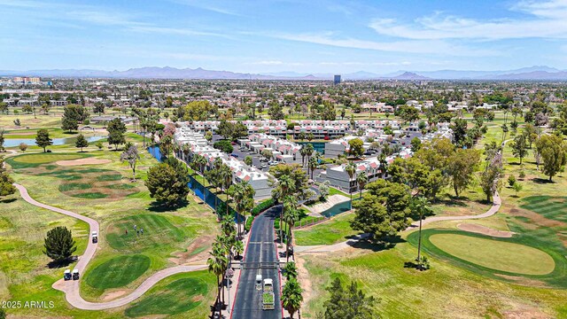 2524 S El Paradiso Dr Unit 82, Mesa, AZ 85202 - aerial view of residential area with a golf club and a water and mountain view