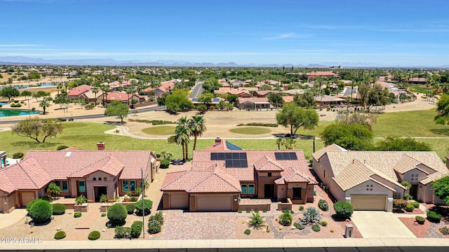 19745 N Mountain Sage Ln, Surprise, AZ 85374 - aerial perspective of suburban area with mountains