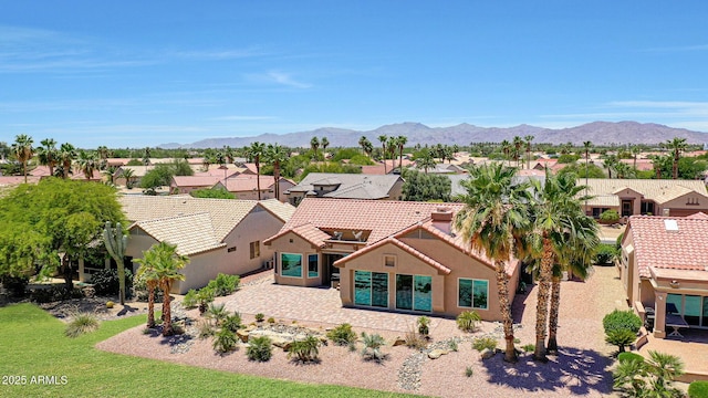 19745 N Mountain Sage Ln, Surprise, AZ 85374 - aerial perspective of suburban area with mountains