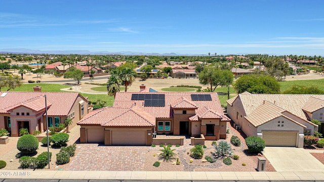 19745 N Mountain Sage Ln, Surprise, AZ 85374 - aerial view of residential area featuring mountains