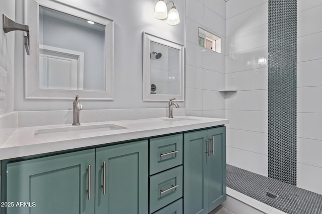 1724 N Main Dr, Apache Junction, AZ 85120 - full bath featuring double vanity and a tile shower