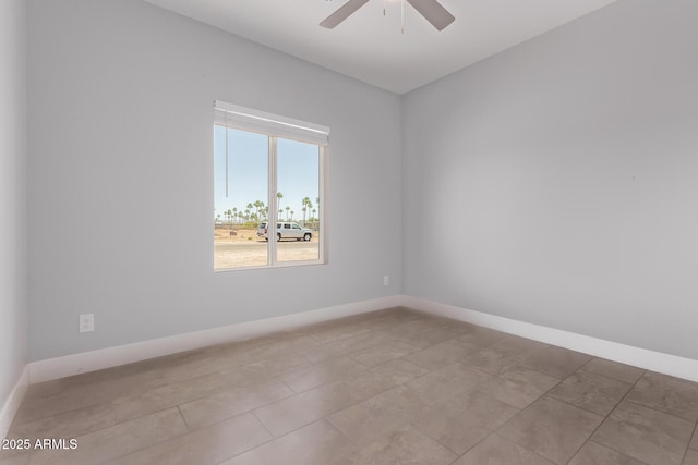 1724 N Main Dr, Apache Junction, AZ 85120 - spare room featuring a ceiling fan and baseboards