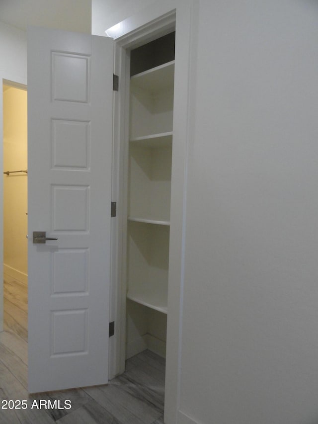 view of closet