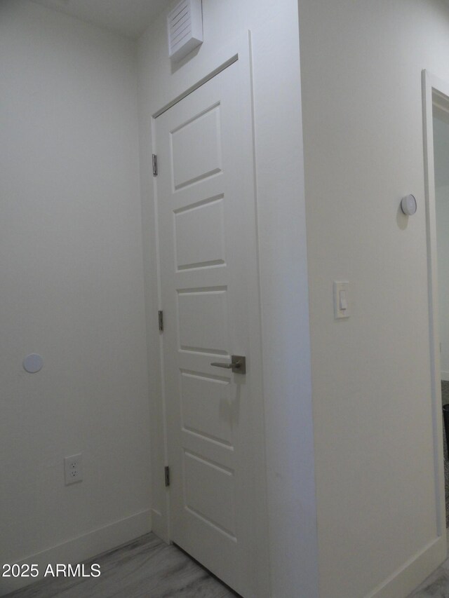 hall with baseboards