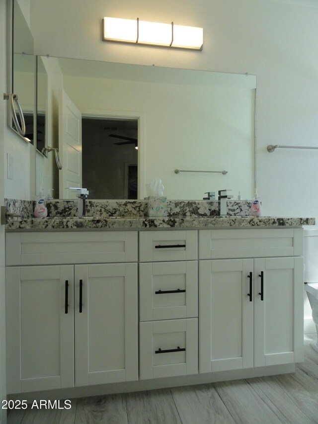 full bath with double vanity