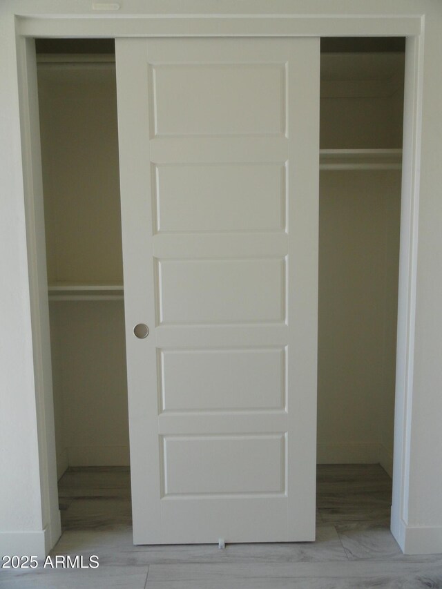 view of closet