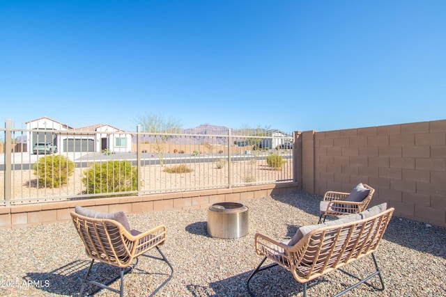 view of patio / terrace with fence